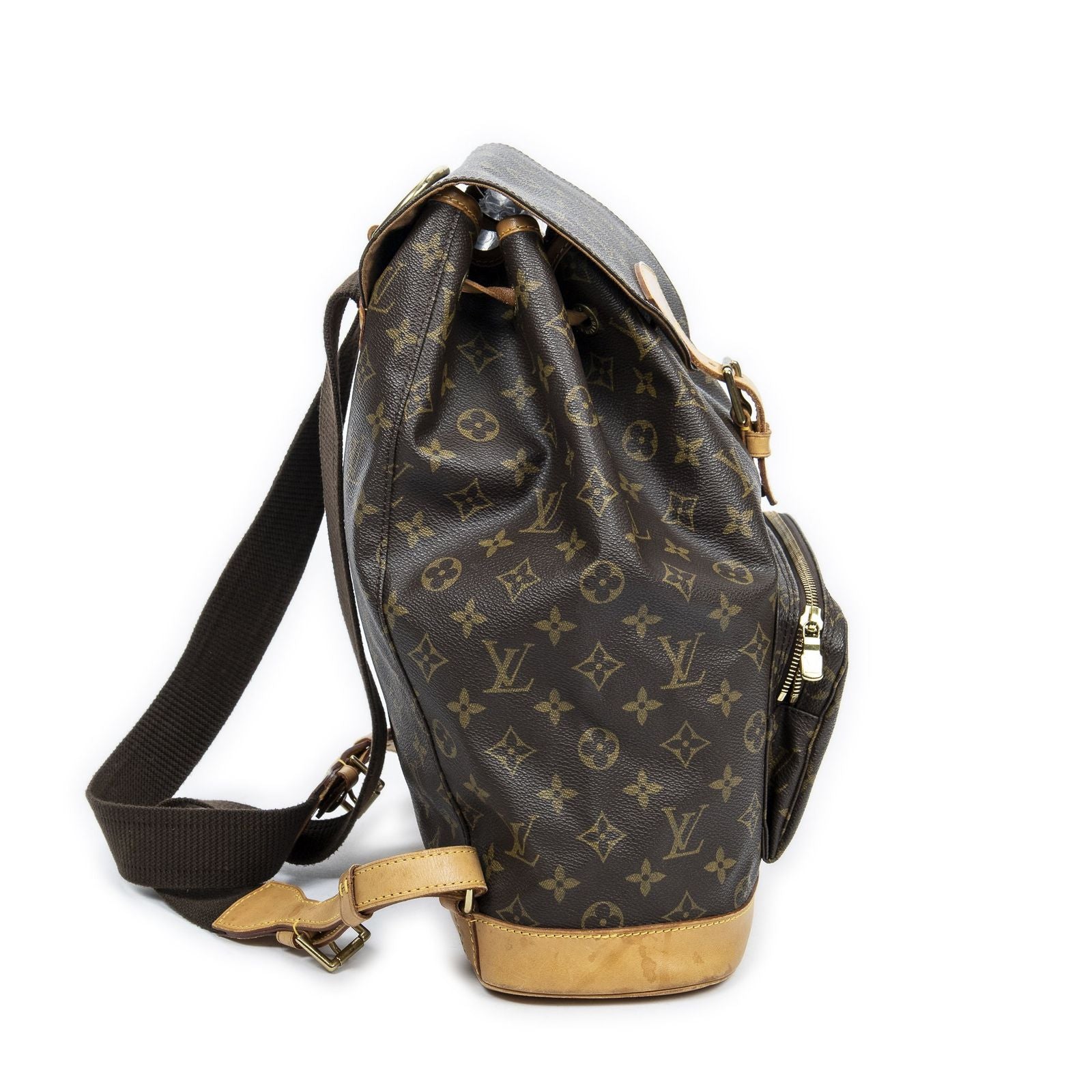Louis Vuitton Montsouris Brown Monogram Canvas — view 4