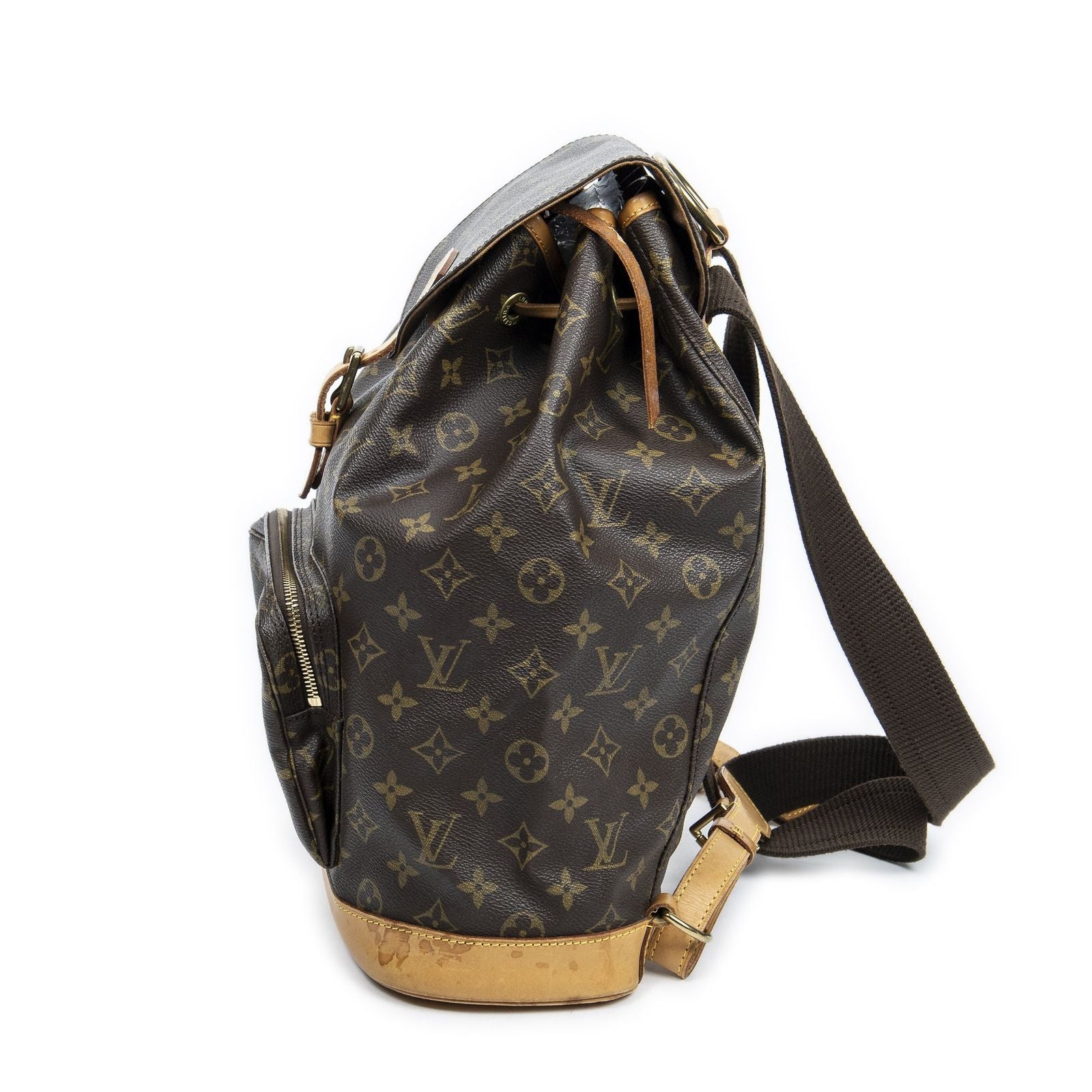 Louis Vuitton Montsouris Brown Monogram Canvas — view 3