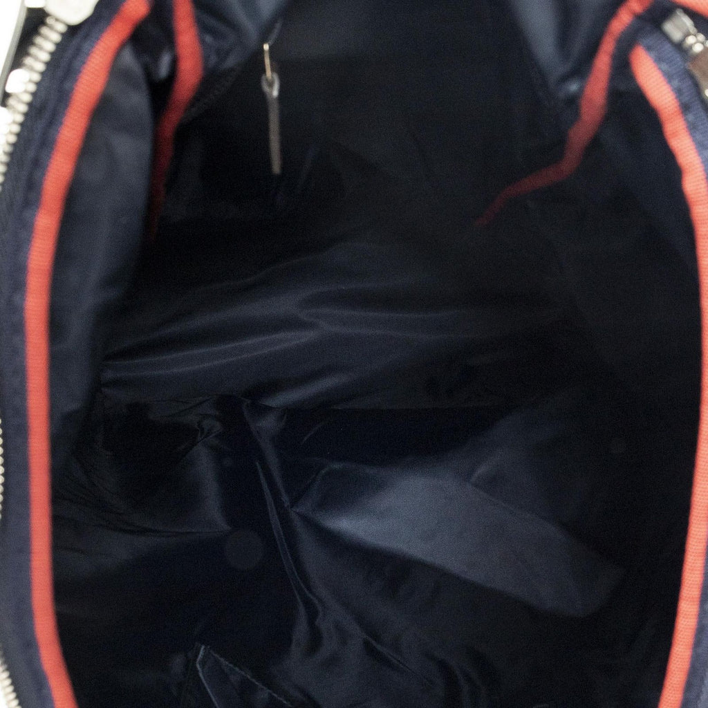 Gucci Rider Backpack Navy Diamante Canvas — view 9