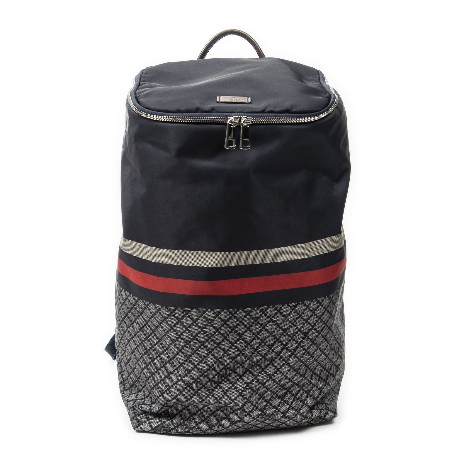 Gucci Rider Backpack Navy Diamante Canvas