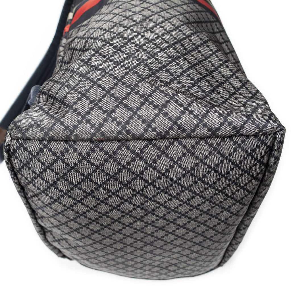 Gucci Rider Backpack Navy Diamante Canvas — view 7