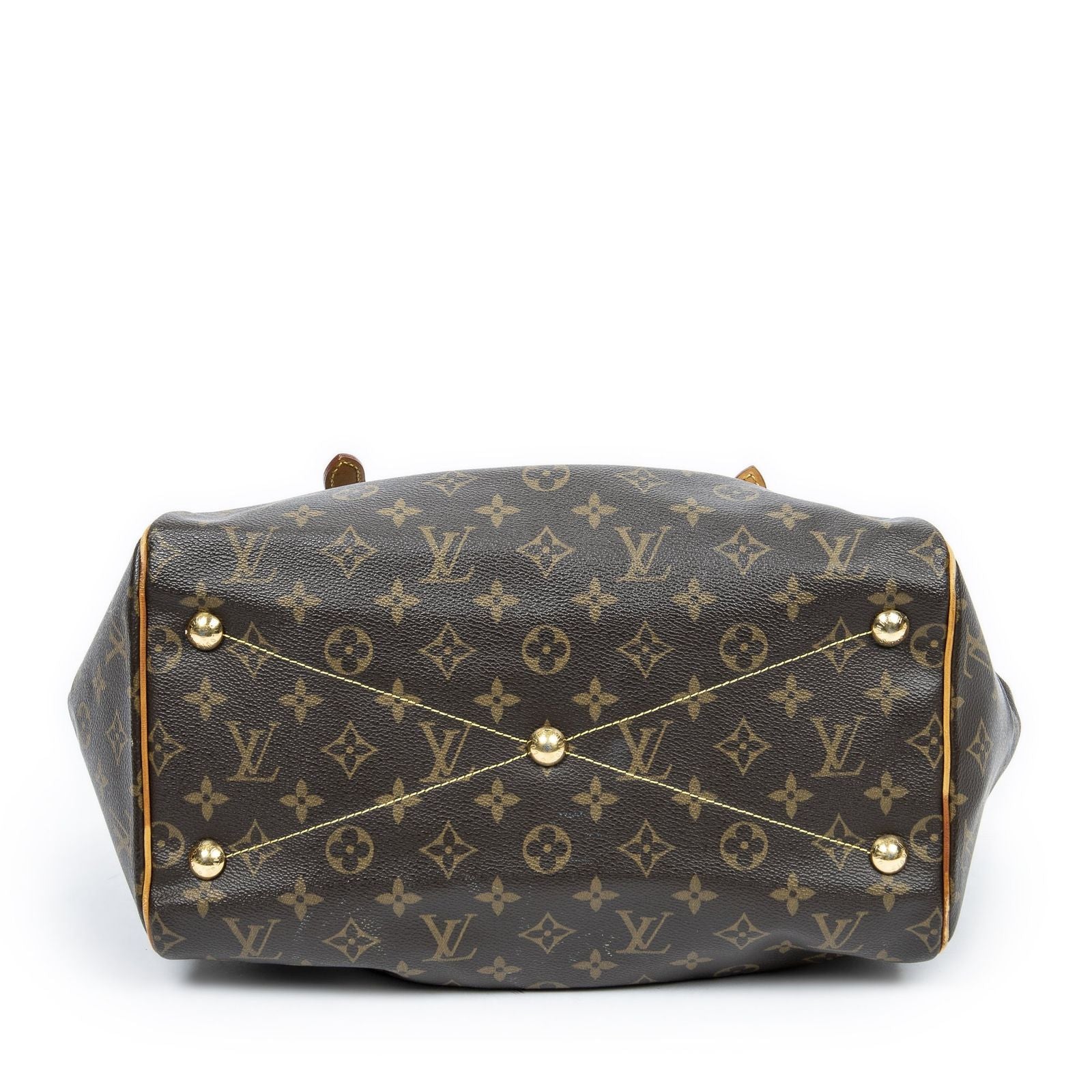 Louis Vuitton Tivoli Brown Monogram Canvas Messenger — view 6