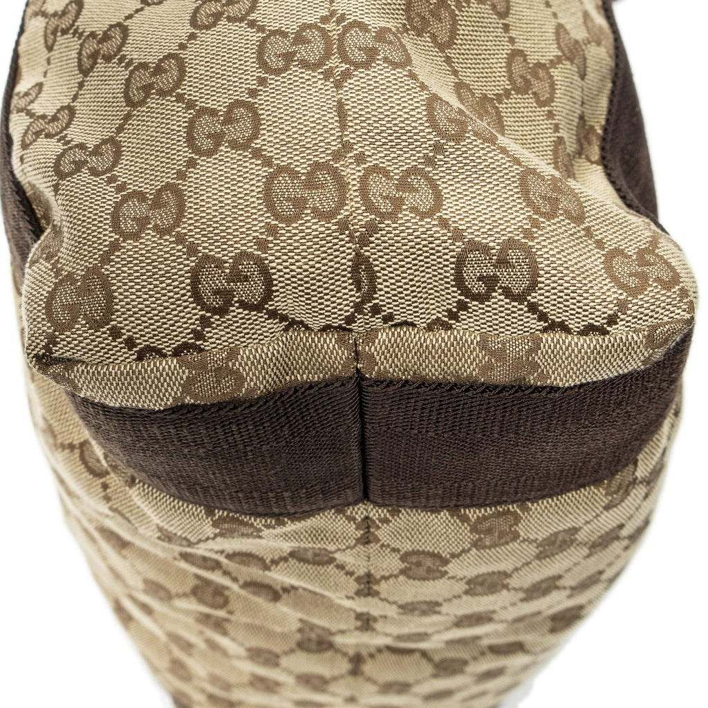 Gucci Open Shopping Tote Beige Brown GG Canvas — view 7