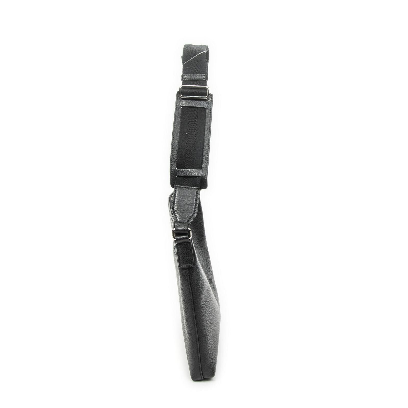 Gucci Square Zip Messenger Black Gray Leather — view 3