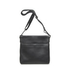 Gucci Square Zip Messenger Black Gray Leather