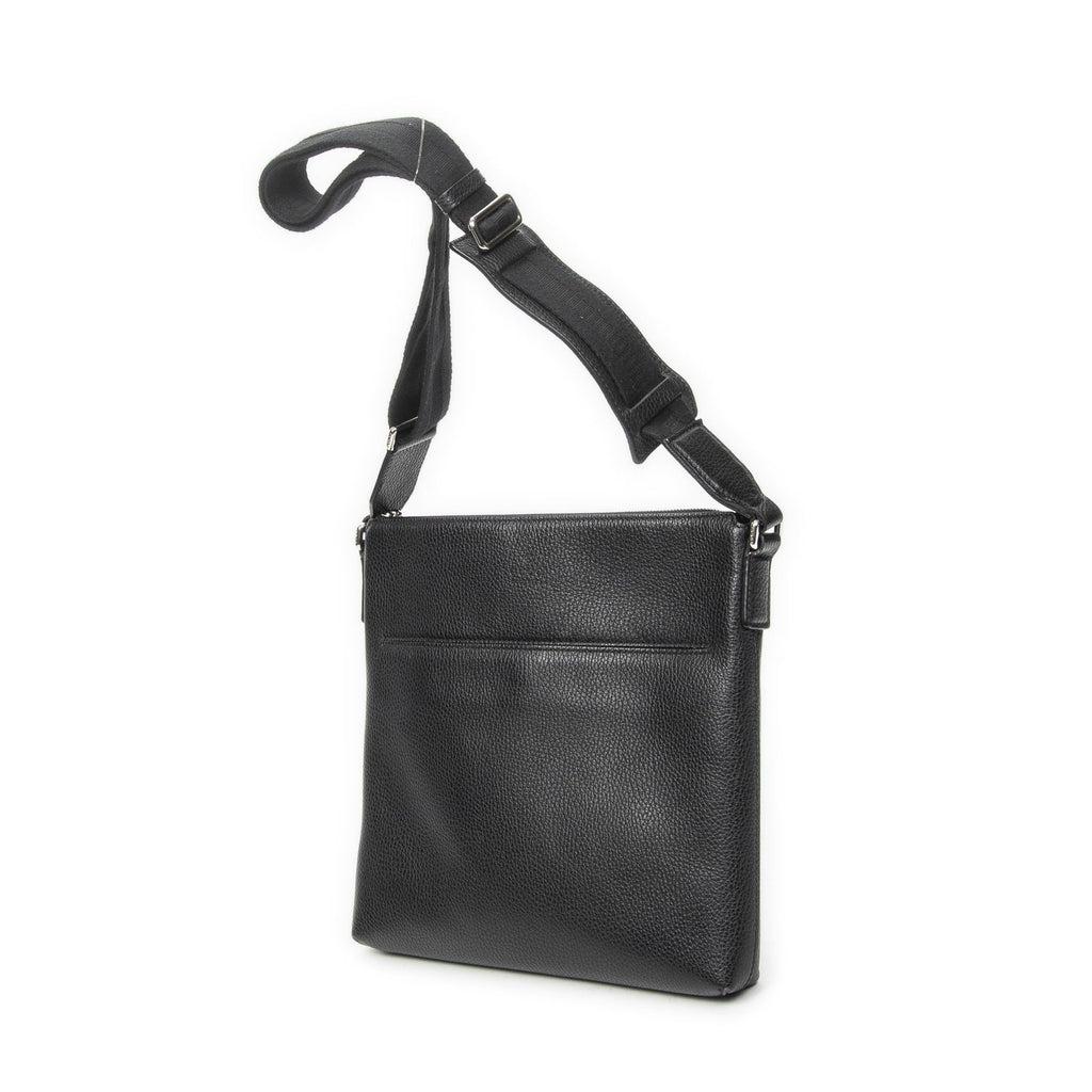 Gucci Square Zip Messenger Black Gray Leather — view 2