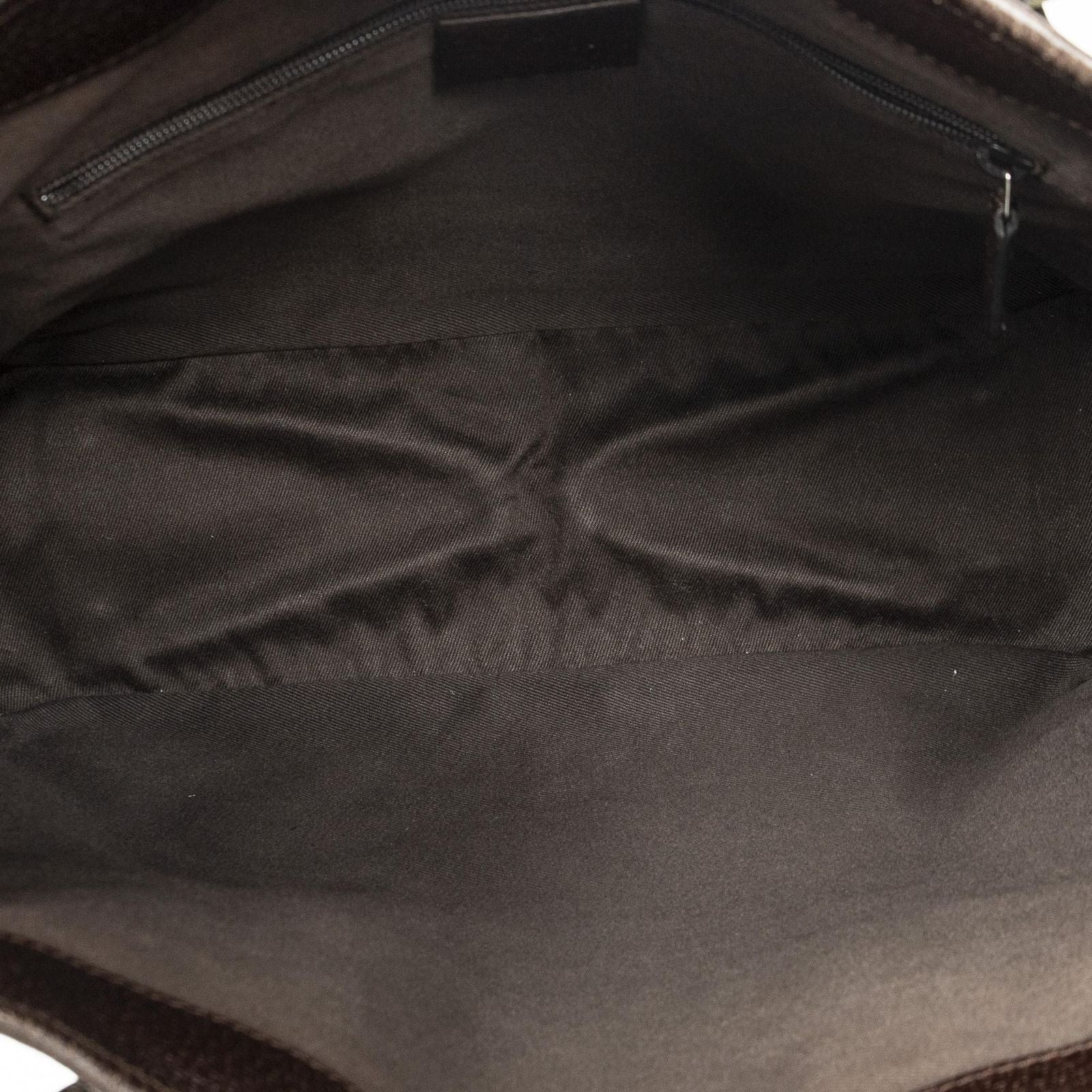 Gucci Small Shoulder Tote Beige Brown GG Canvas — view 9