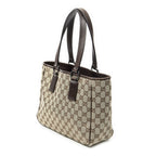 Gucci Small Shoulder Tote Beige Brown GG Canvas — view 2