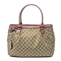 Gucci Sukey Tote Beige Pink GG Canvas