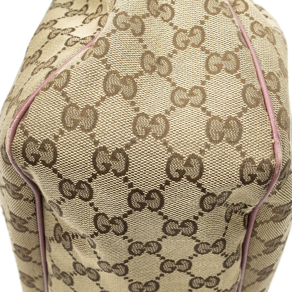 Gucci Sukey Tote Beige Pink GG Canvas — view 8