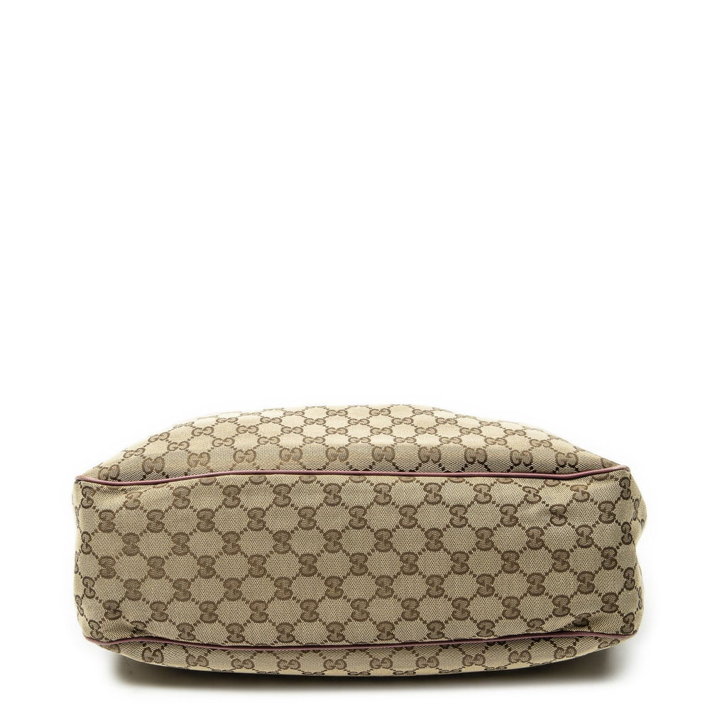 Gucci Sukey Tote Beige Pink GG Canvas — view 6