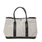 Hermes Garden Party Beige Black Toile