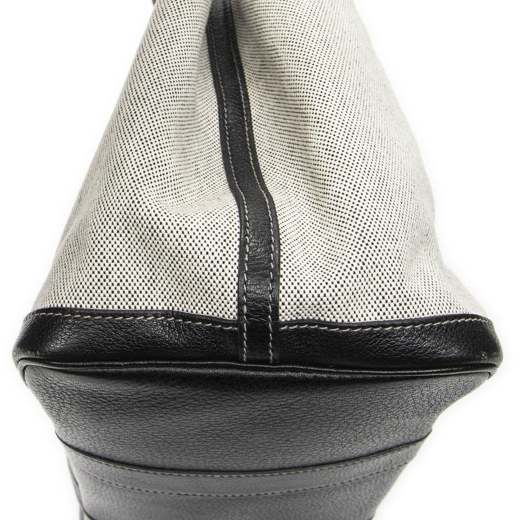 Hermes Garden Party Beige Black Toile — view 7