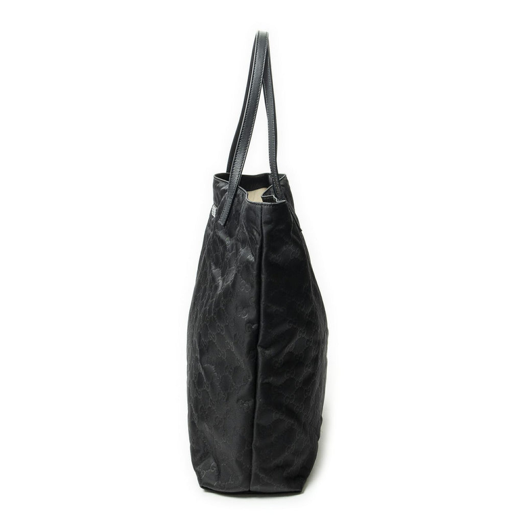 Gucci Tote Black Guccissima Nylon — view 3