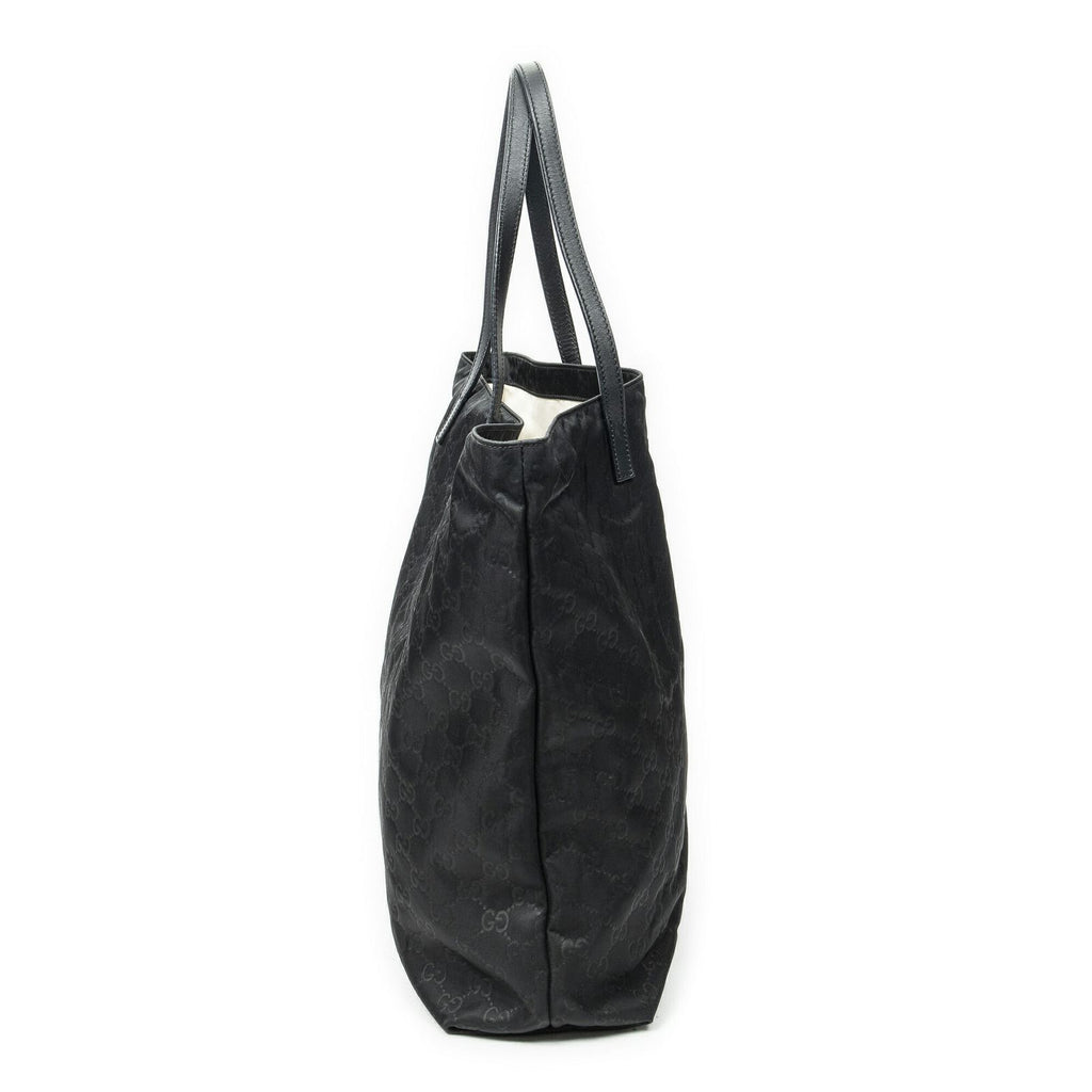 Gucci Tote Black Guccissima Nylon — view 4