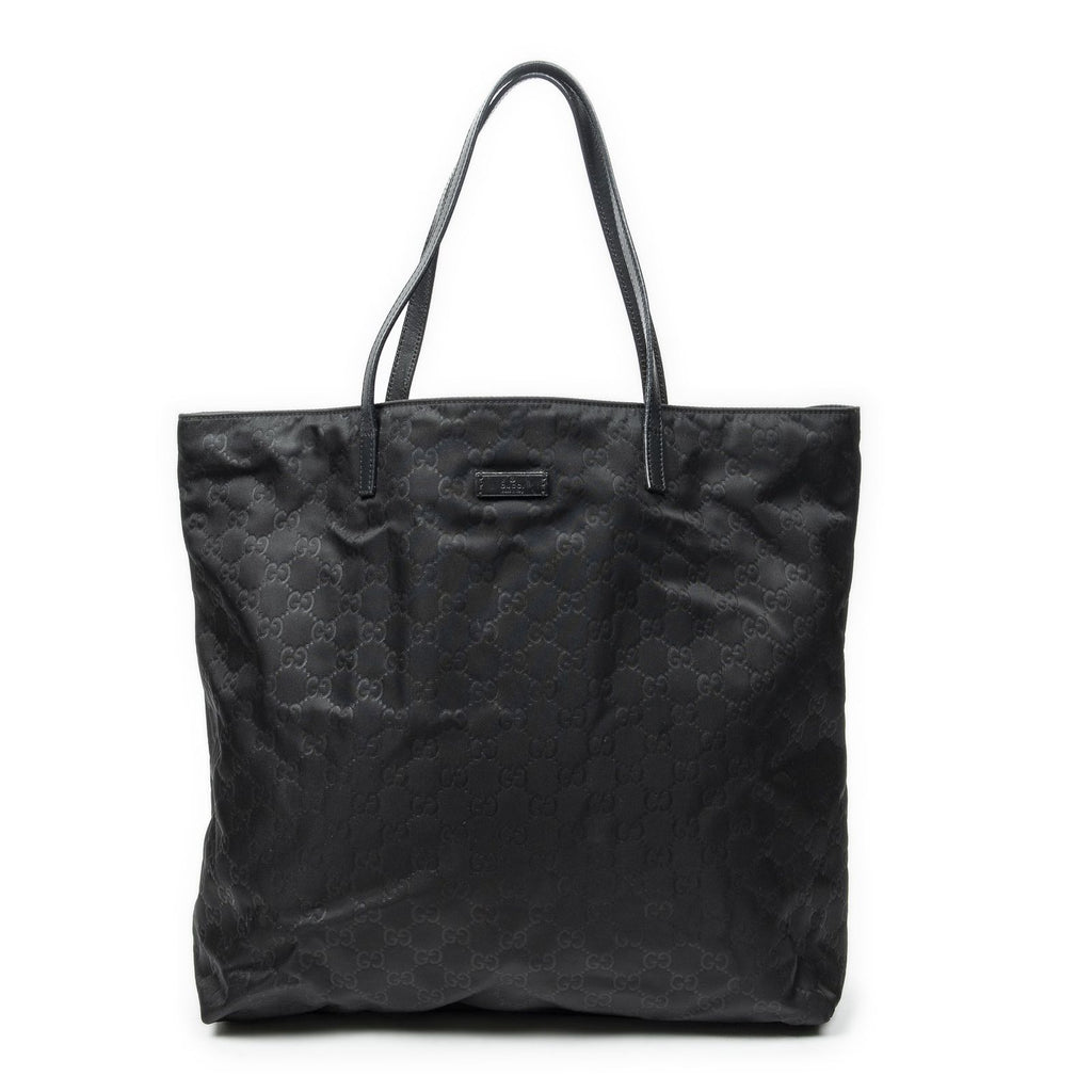 Gucci Tote Black Guccissima Nylon