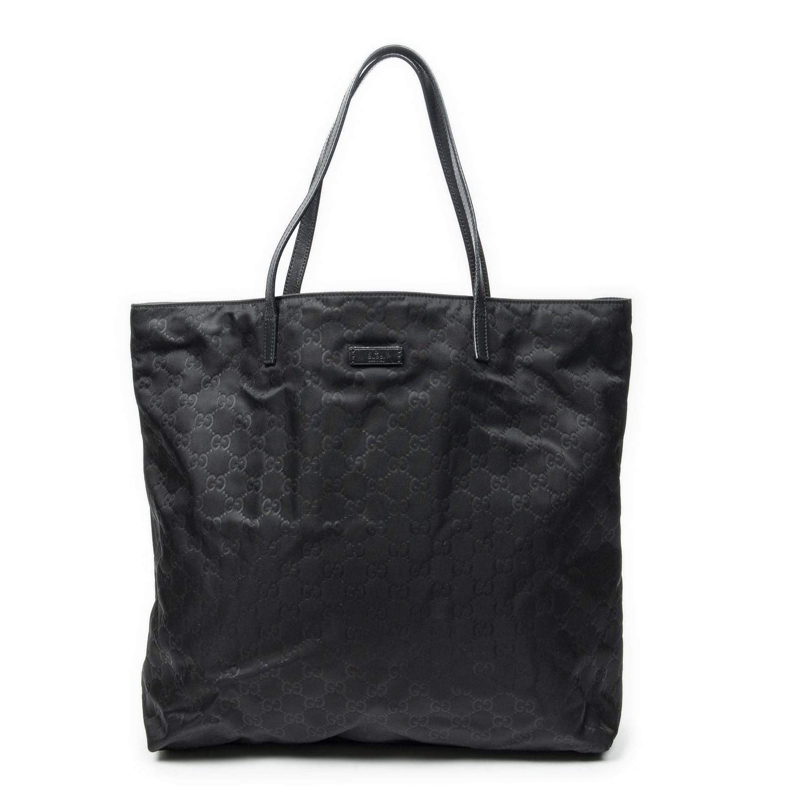 Gucci Tote Black Guccissima Nylon