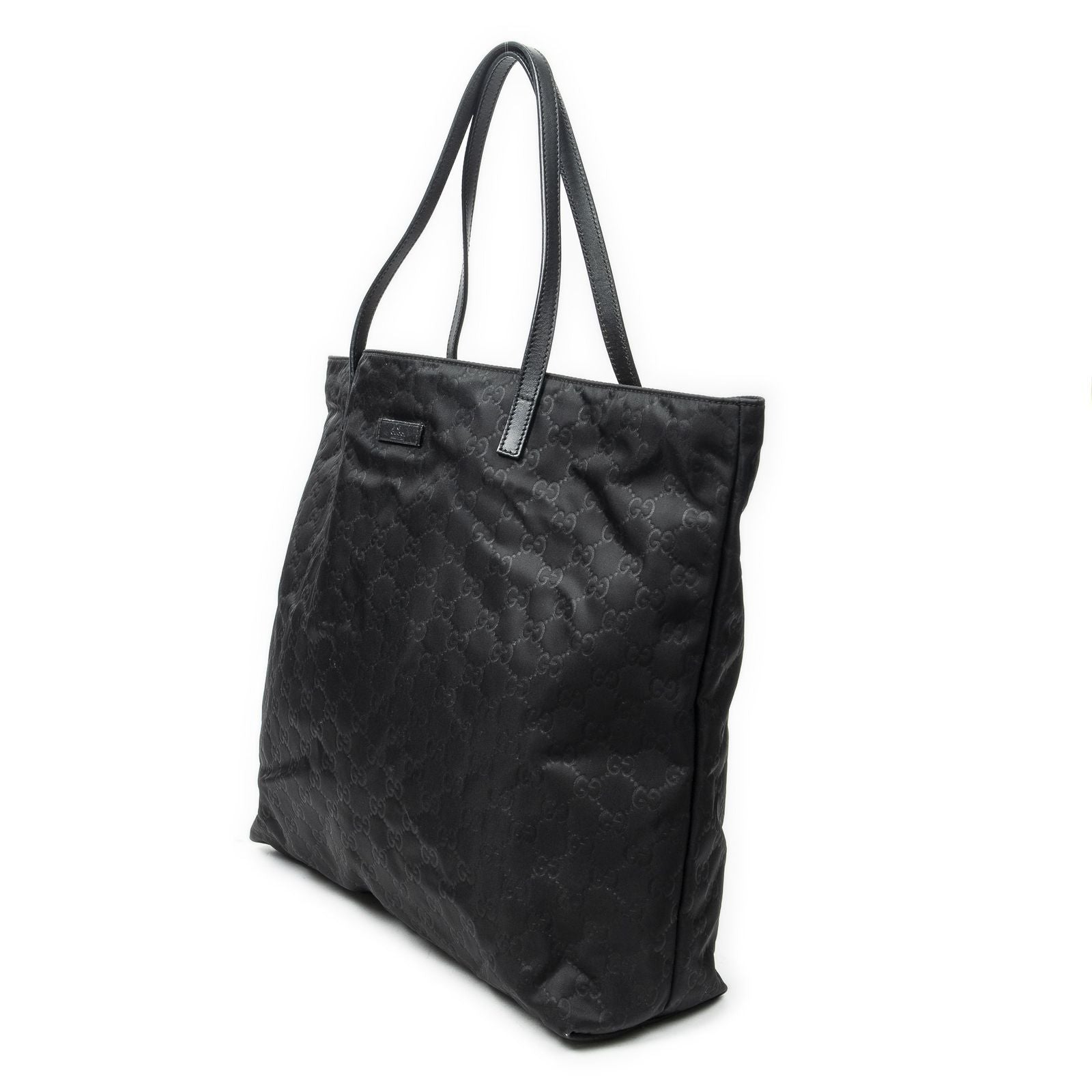 Gucci Tote Black Guccissima Nylon — view 2