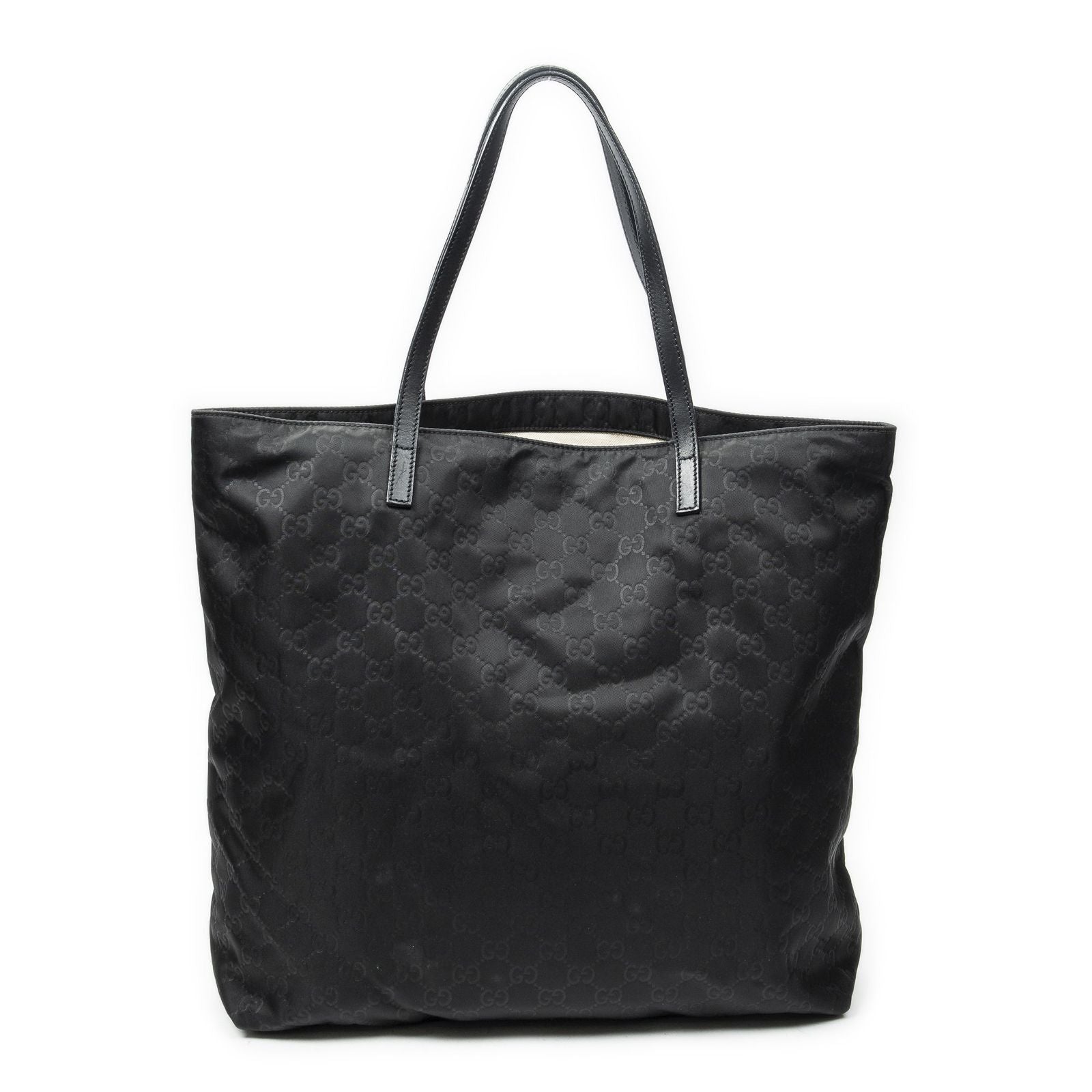 Gucci Tote Black Guccissima Nylon — view 5