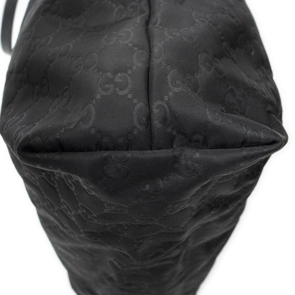 Gucci Tote Black Guccissima Nylon — view 8
