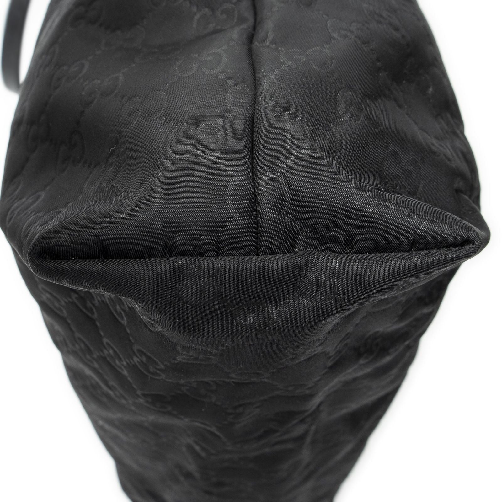 Gucci Tote Black Guccissima Nylon — view 8