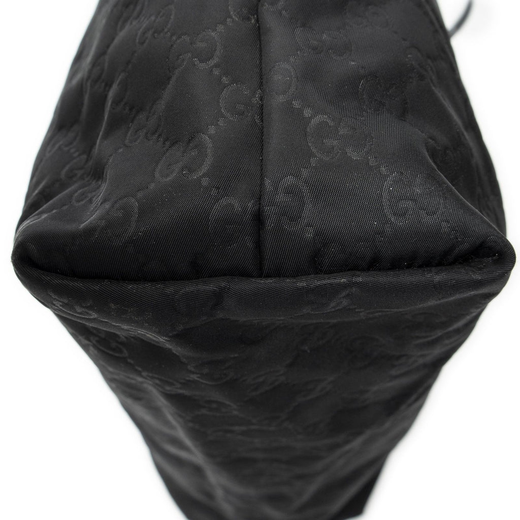 Gucci Tote Black Guccissima Nylon — view 7