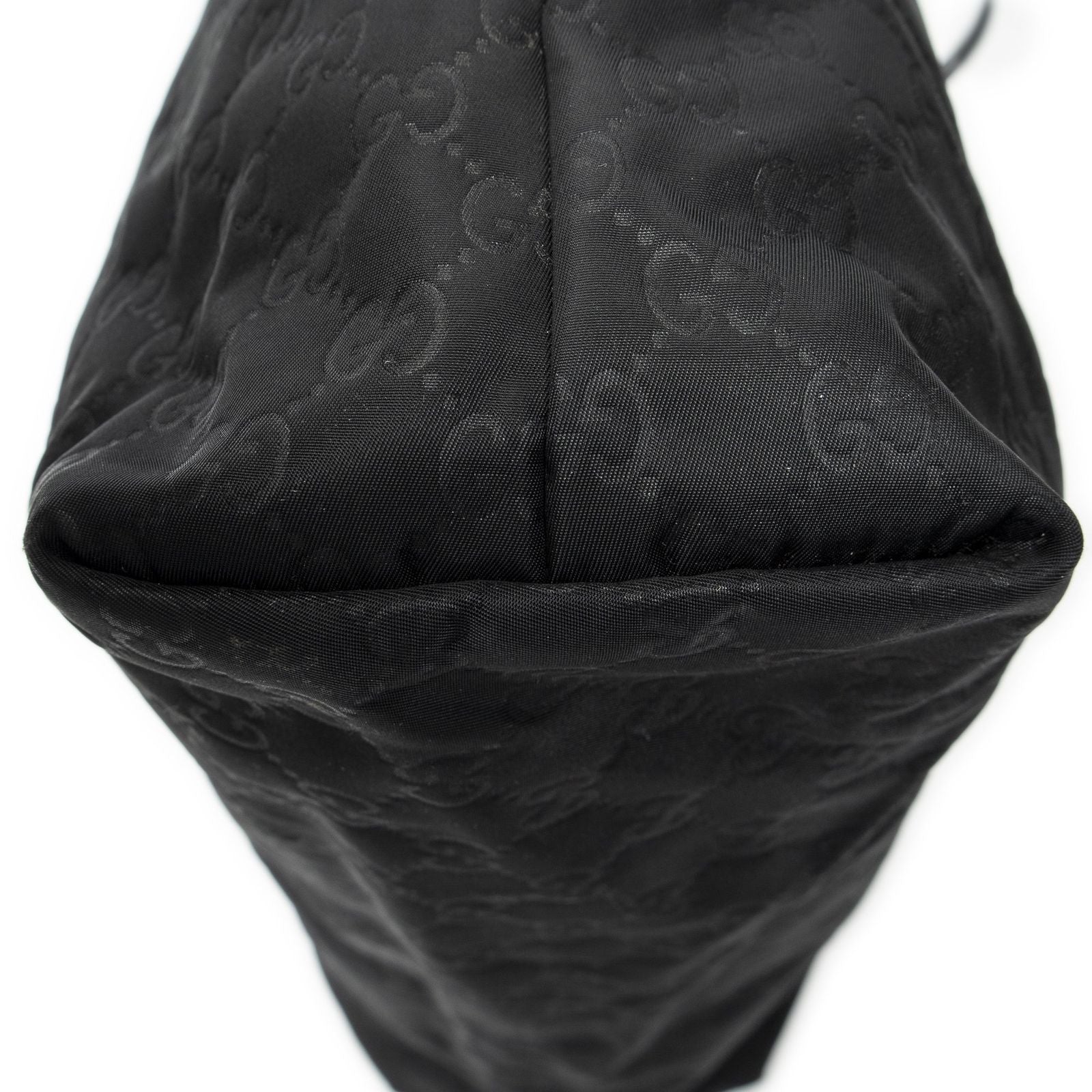 Gucci Tote Black Guccissima Nylon — view 7
