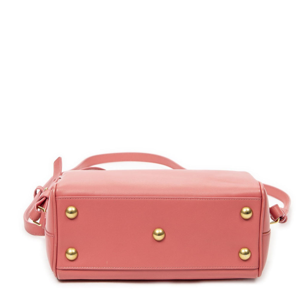 Saint Laurent Baby Duffle Pink Calfskin Leather — view 6