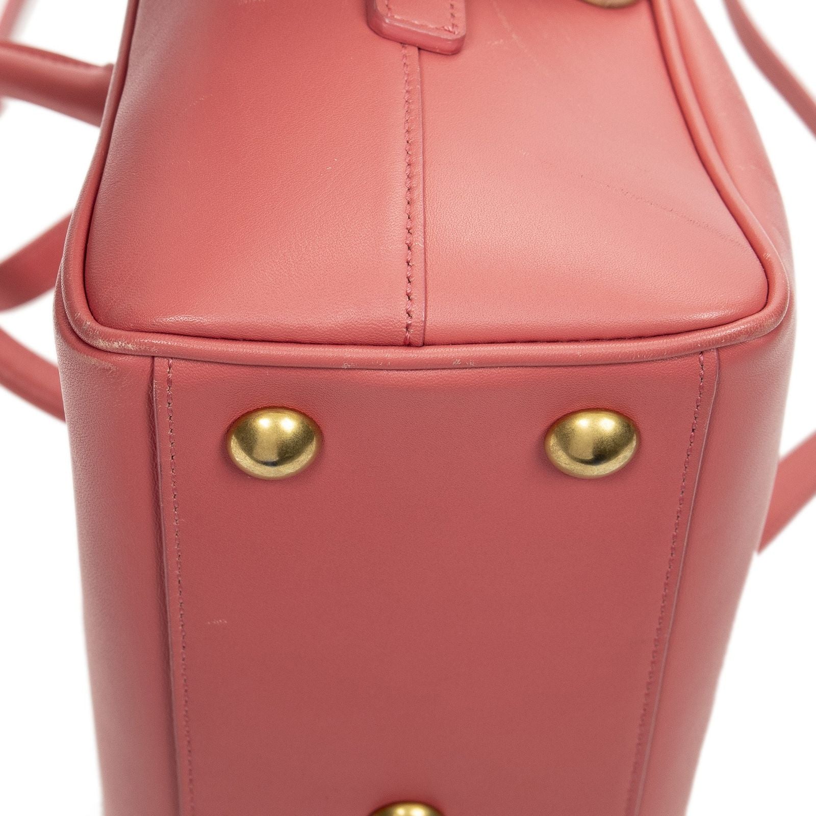 Saint Laurent Baby Duffle Pink Calfskin Leather — view 7