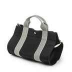 Hermes Cannes Tote Black Ivory Toile Officier — view 2
