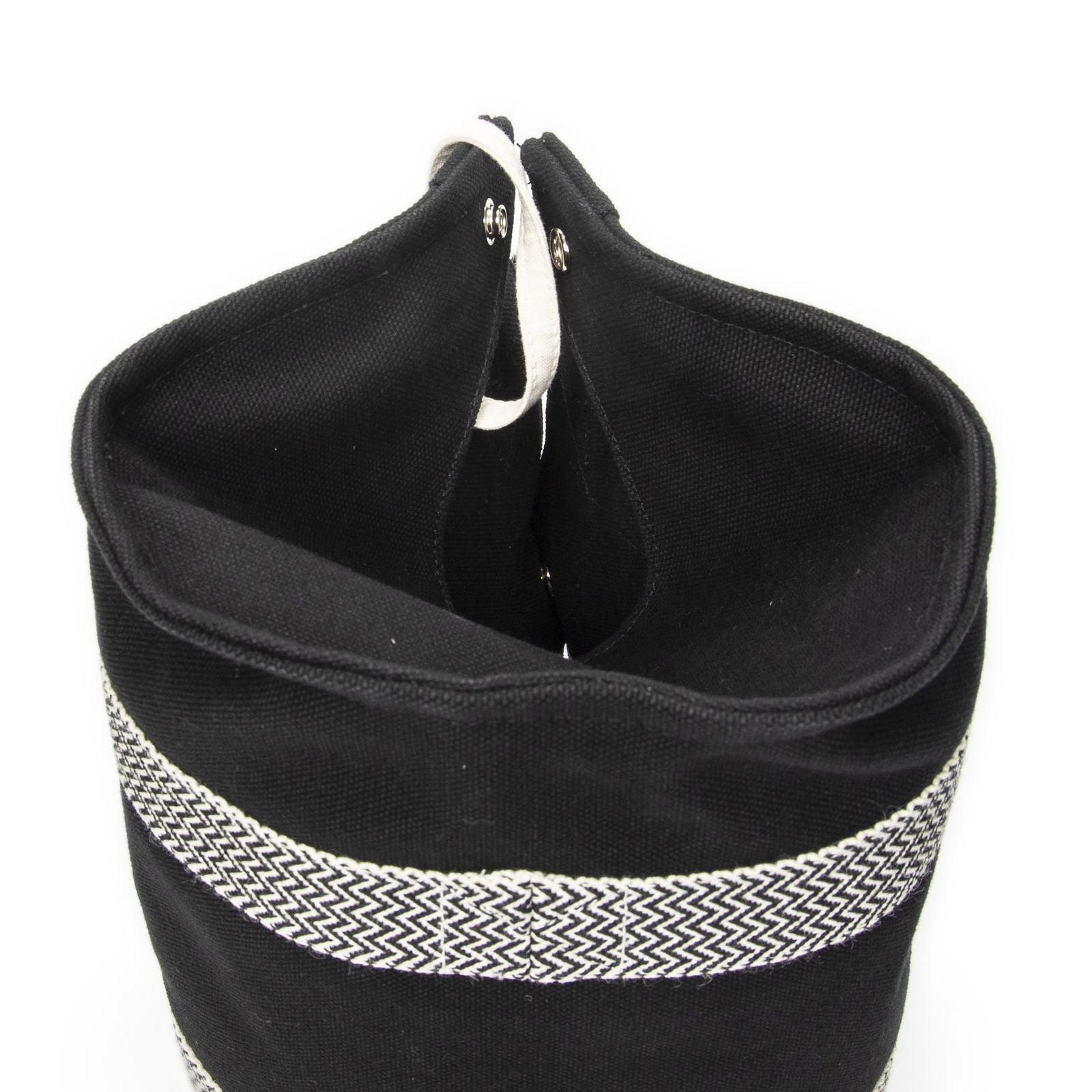 Hermes Cannes Tote Black Ivory Toile Officier — view 7