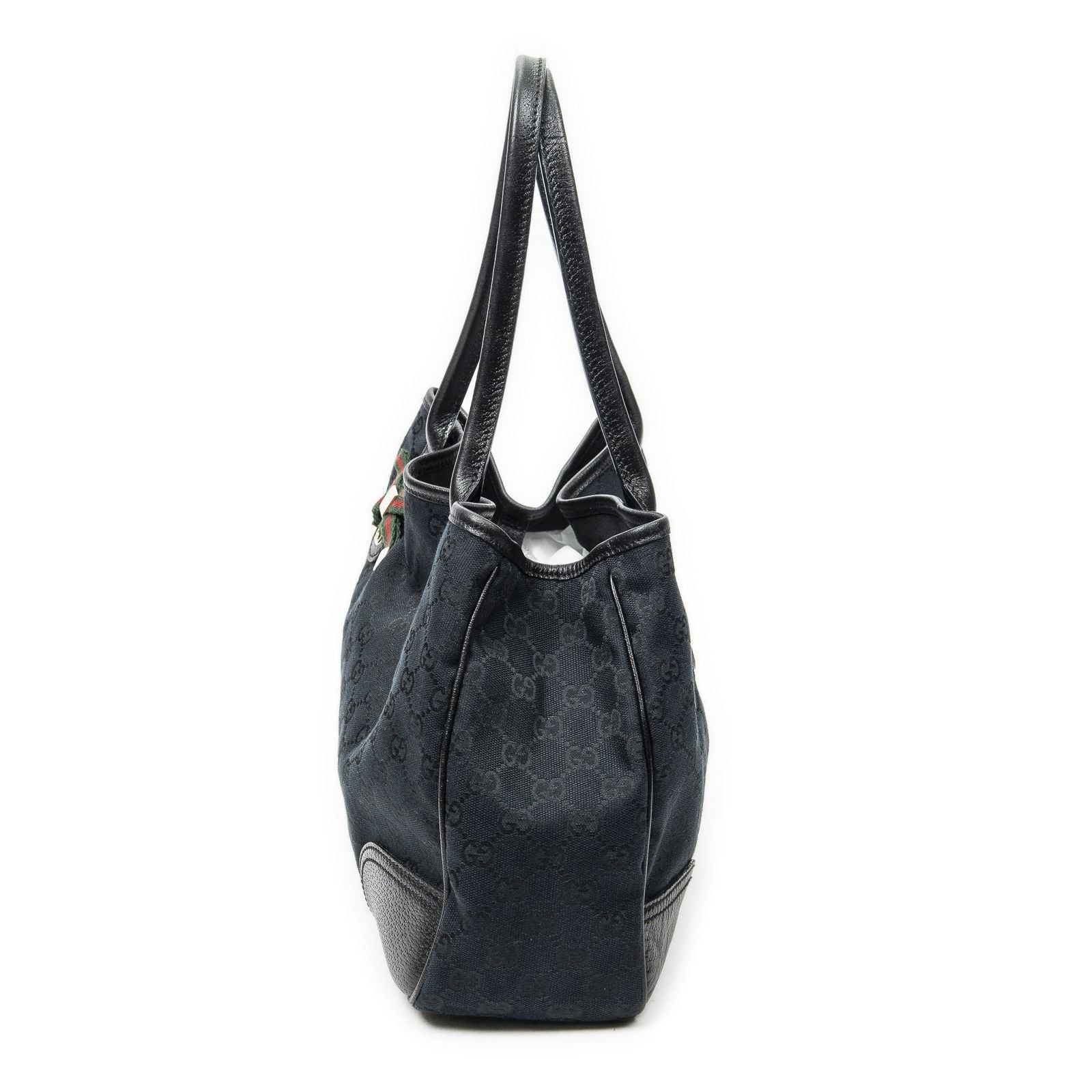 Gucci Princi Tote Black GG Canvas — view 3
