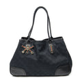 Gucci Princi Tote Black GG Canvas