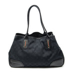 Gucci Princi Tote Black GG Canvas — view 5