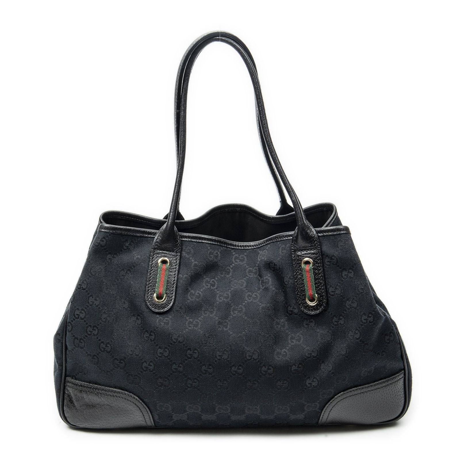 Gucci Princi Tote Black GG Canvas — view 5
