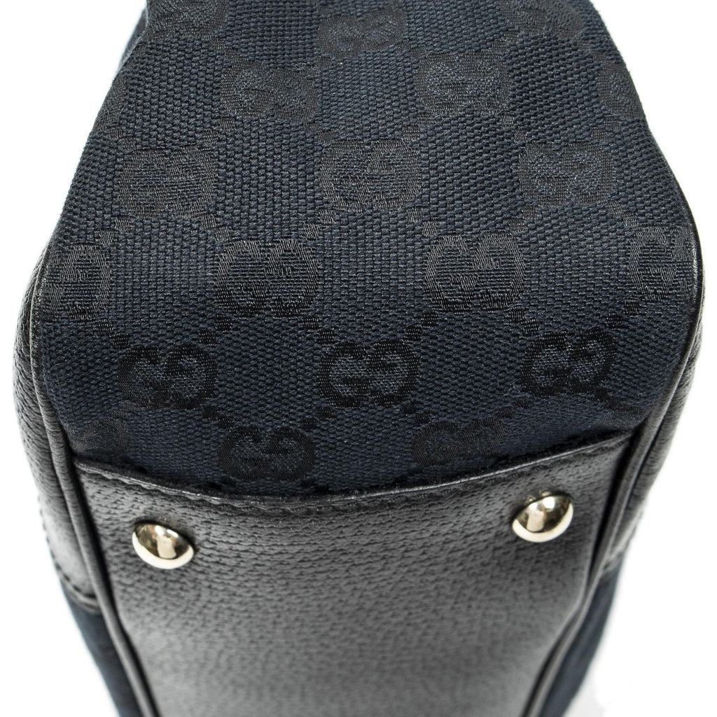Gucci Princi Tote Black GG Canvas — view 7