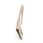 Gucci Small Flap Crossbody Beige Gray Calfskin Leather — view 4