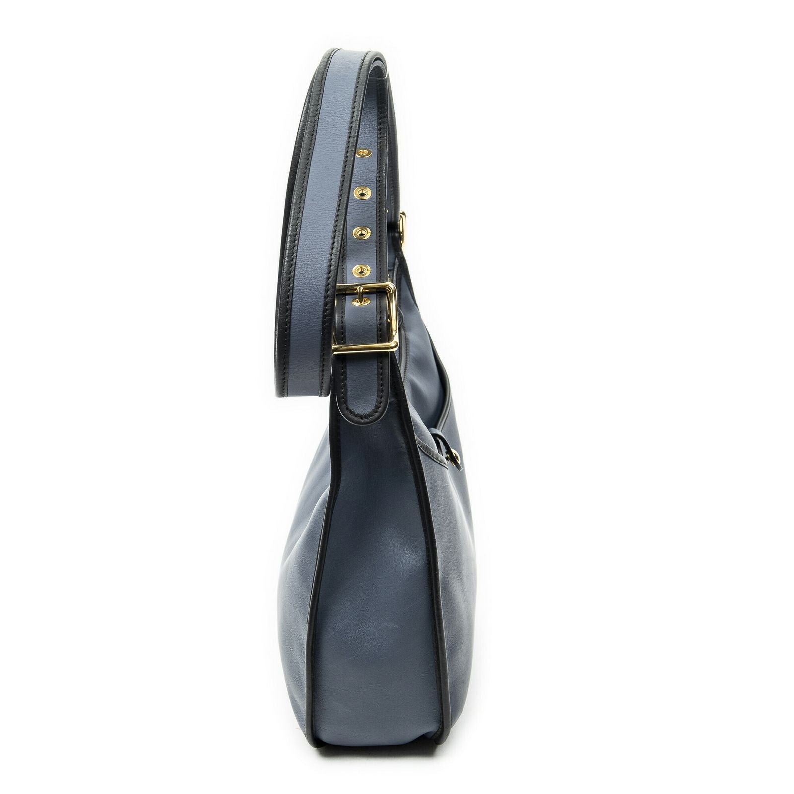Loewesophia Messenger Blue Black Calfskin Leather — view 3