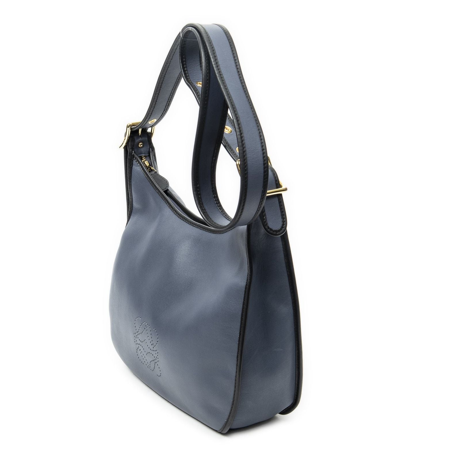 Loewesophia Messenger Blue Black Calfskin Leather — view 2