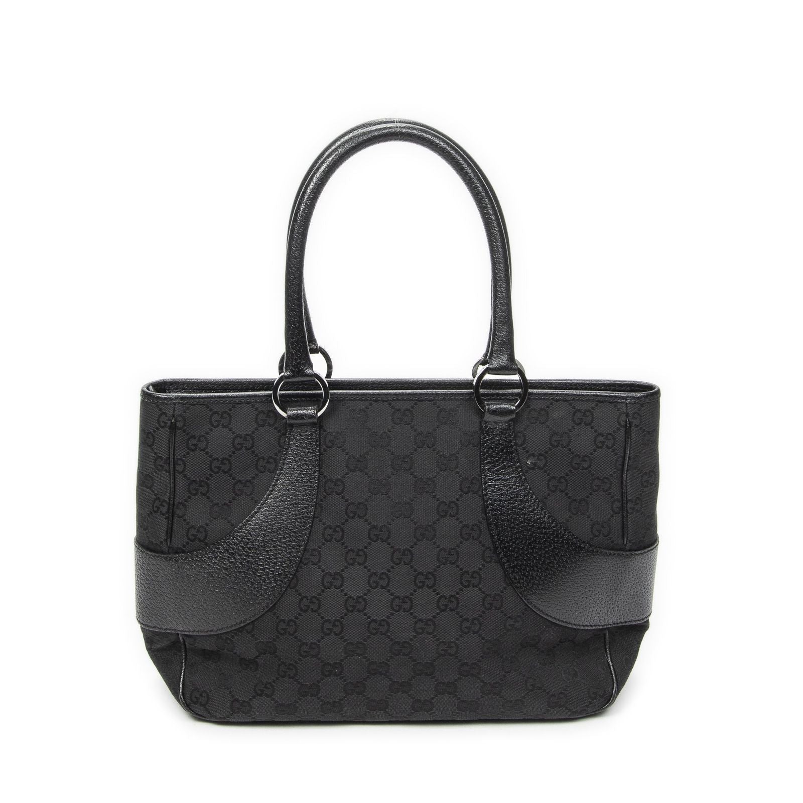Gucci Tote Black GG Canvas