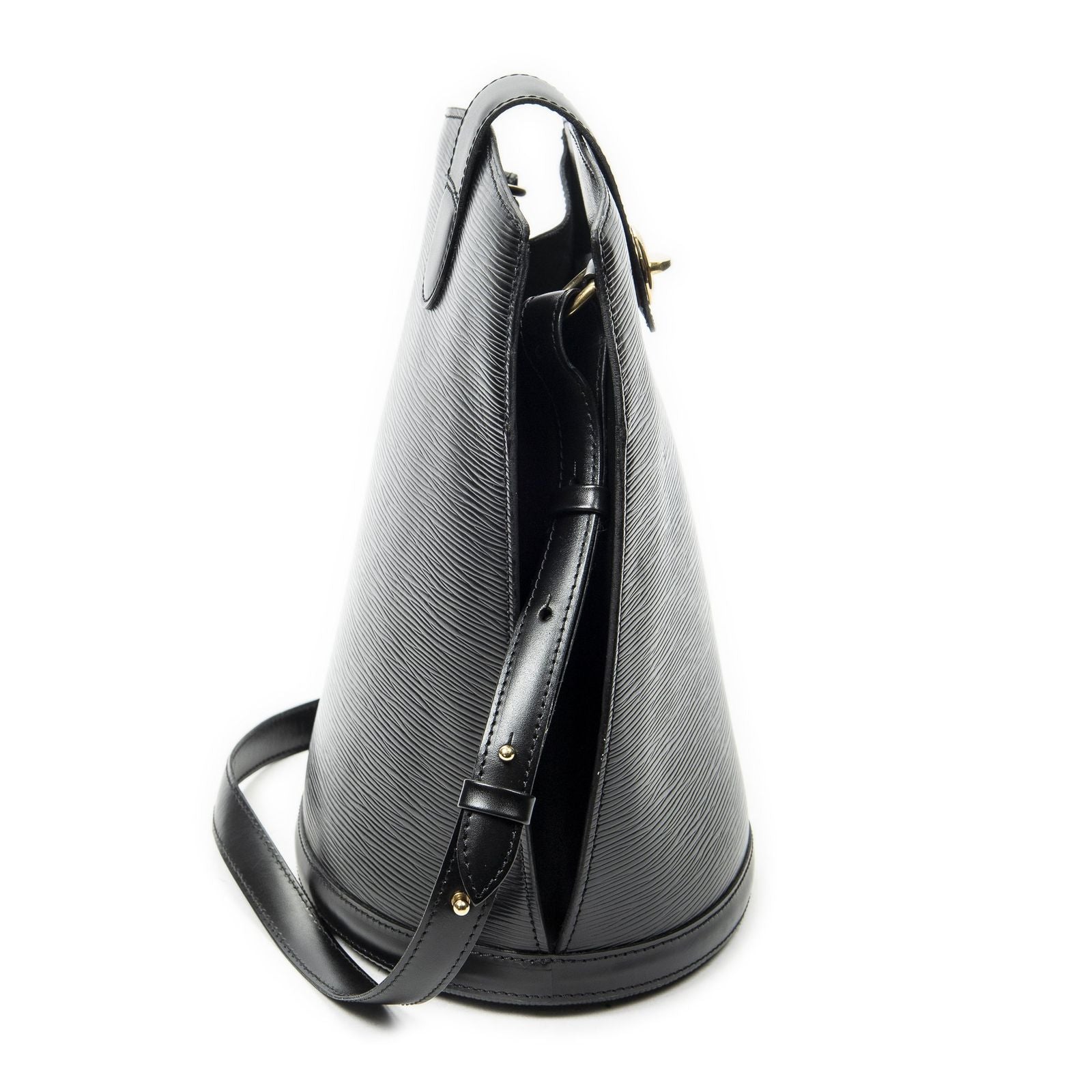 Louis Vuitton Cluny Black Epi Messenger — view 4