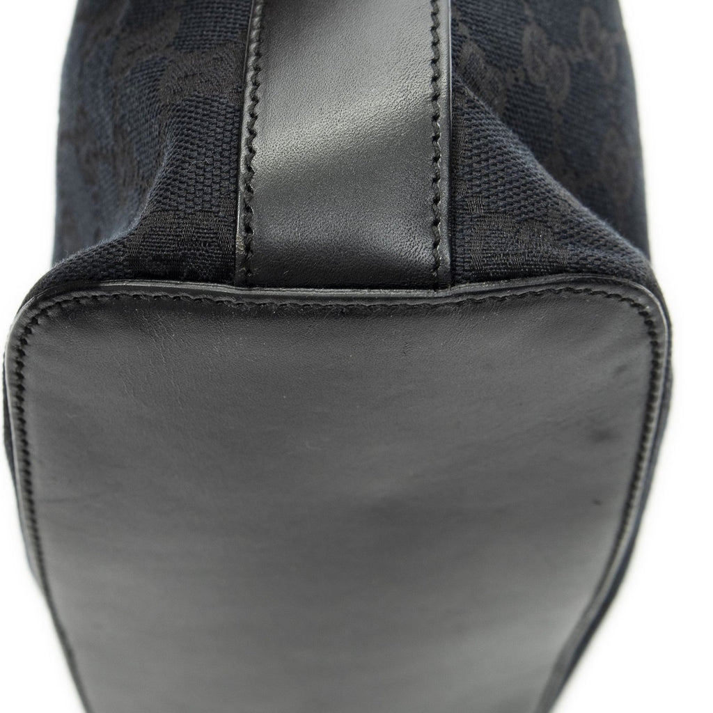 Gucci Zip Hobo Black GG Canvas — view 8
