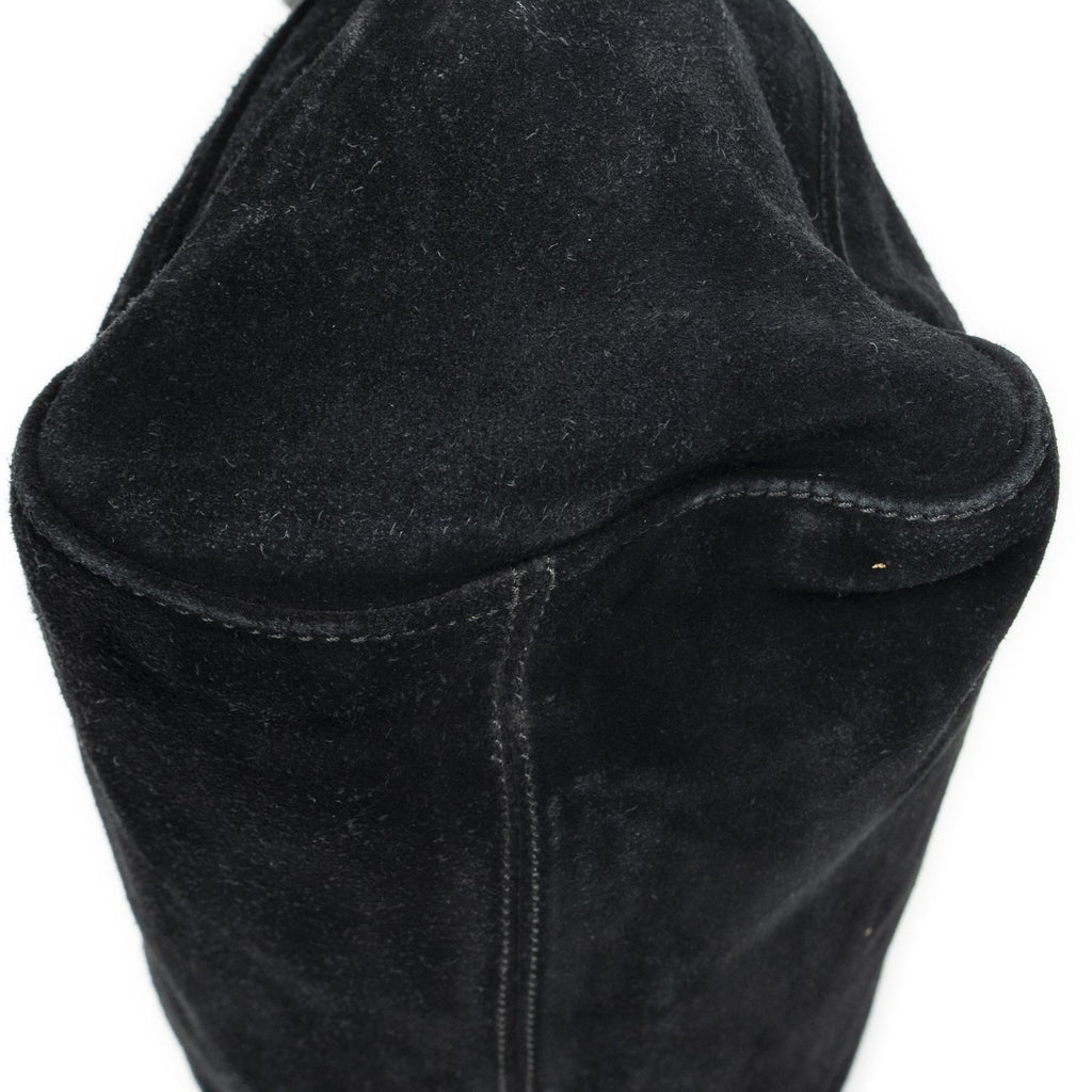 Gucci Double Suede Tote Black — view 7