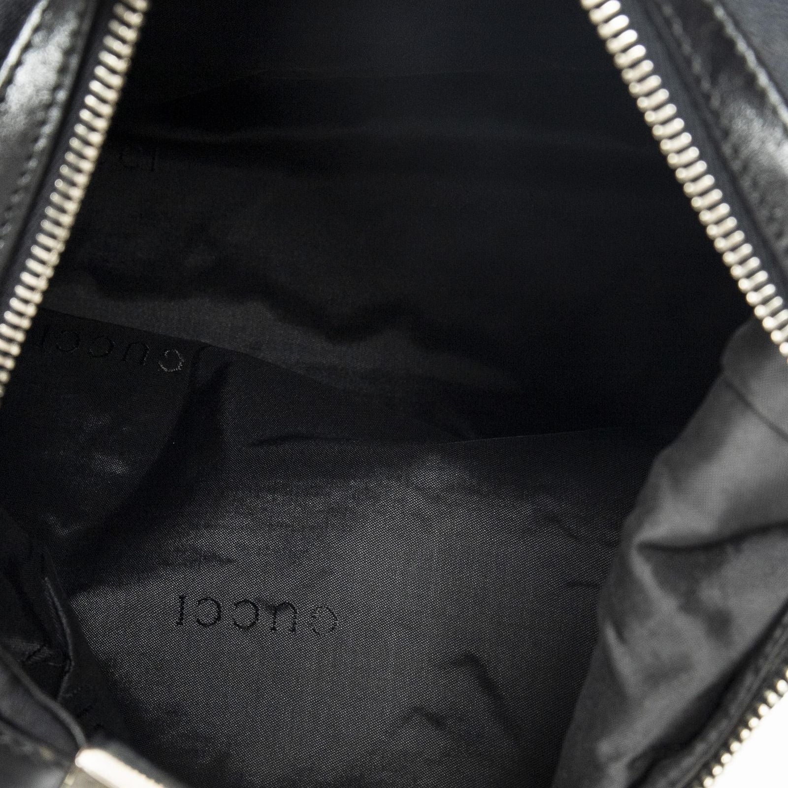 Gucci Zip Hobo Black GG Canvas — view 9