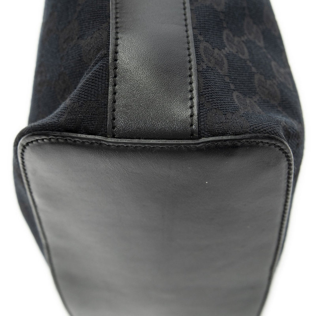 Gucci Zip Hobo Black GG Canvas — view 7