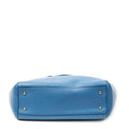 Loewe Heritage Tote Blue Gray Calfskin Leather — view 6