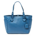 Loewe Heritage Tote Blue Gray Calfskin Leather