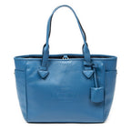 Loewe Heritage Tote Blue Gray Calfskin Leather
