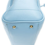 Loewe Heritage Tote Light Blue Gray Calfskin Leather — view 8