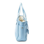 Loewe Heritage Tote Light Blue Gray Calfskin Leather — view 4